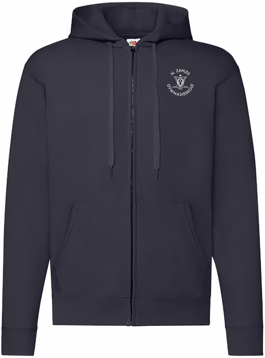 Fruit of the loom - Zahles Hoodie W. Zip - Deep Navy